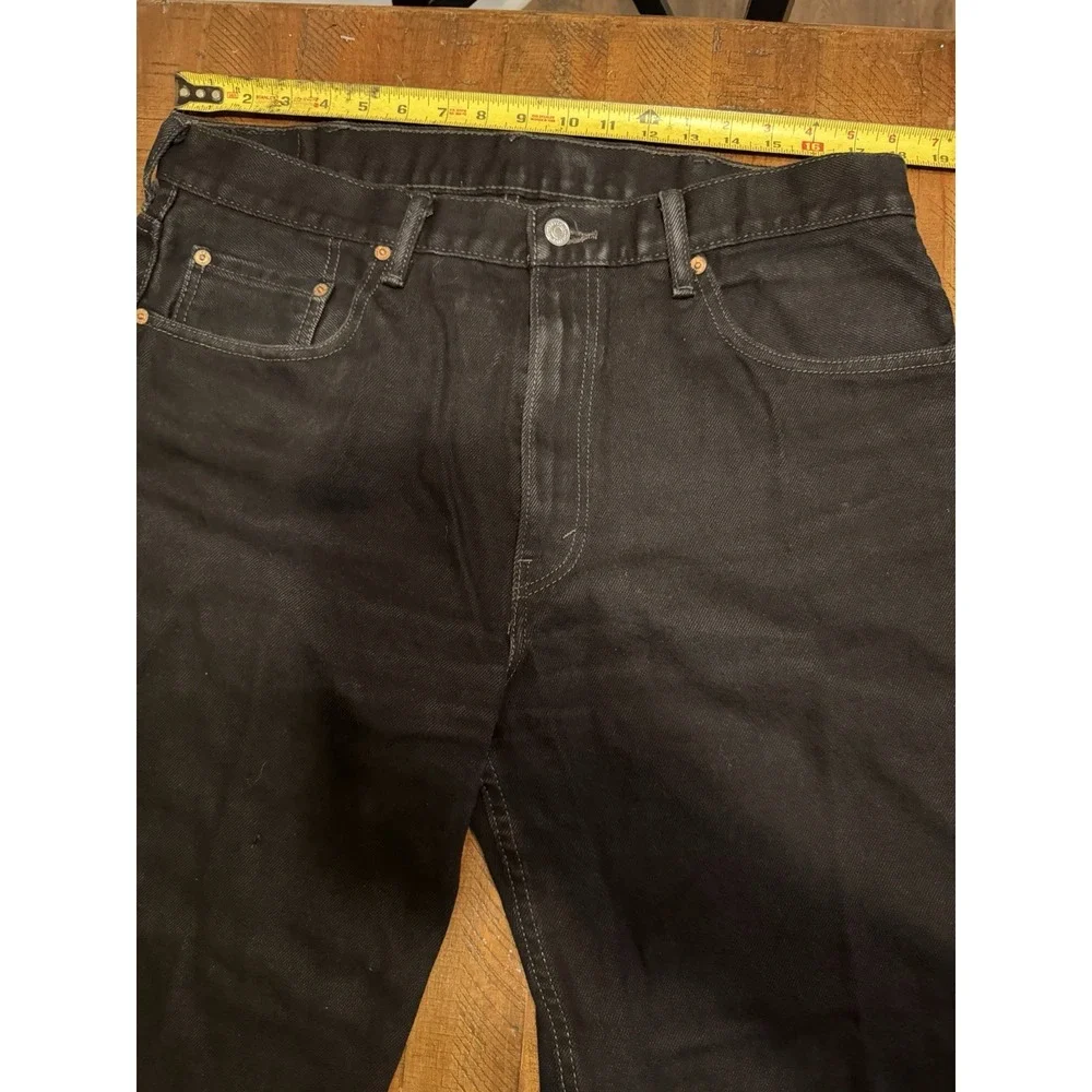 Levi's 550 Relaxed Fit Jeans Mens 36x30 Black Label